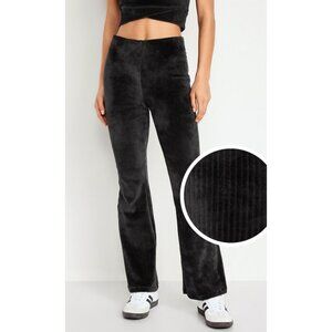 Old Navy Women's High-Waisted Velvet Performance Flare Pants Size Large
